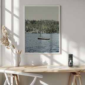 Boat On Pinecrest Poster