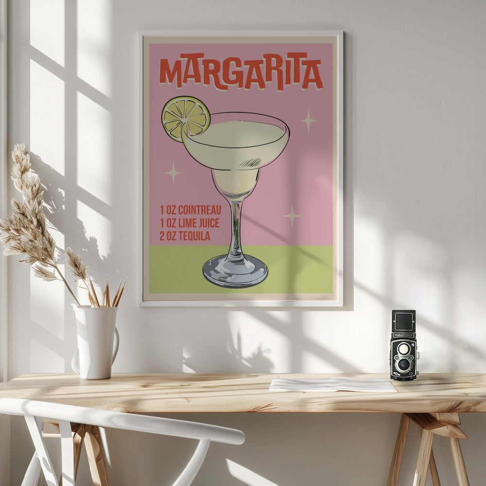 Margarita Cocktail Poster