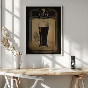 A Pint of Plain Poster