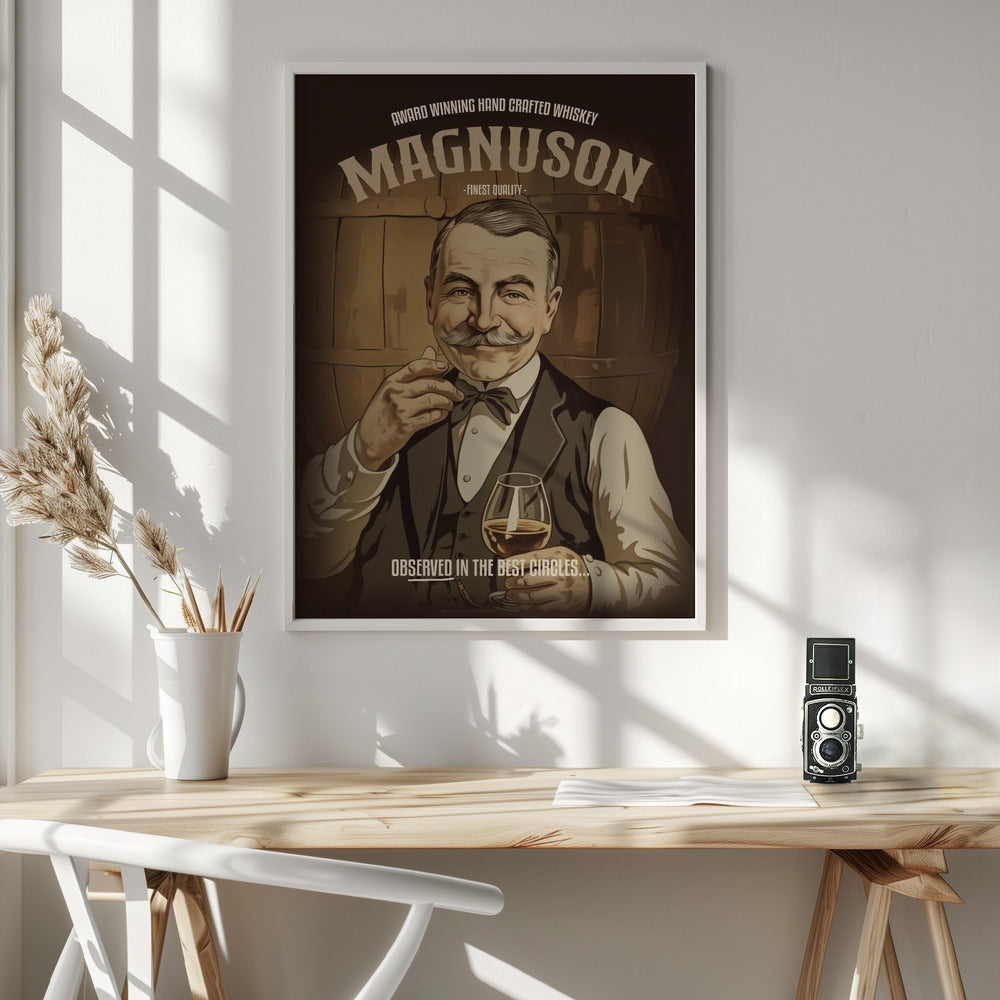 Magnuson Whiskey Poster