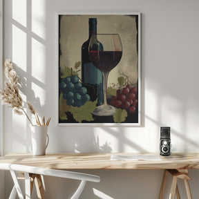 Red Red Wine No 4 Poster