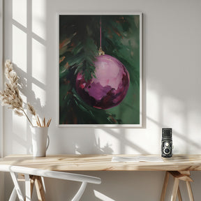 Christmas Bauble No 1 Poster