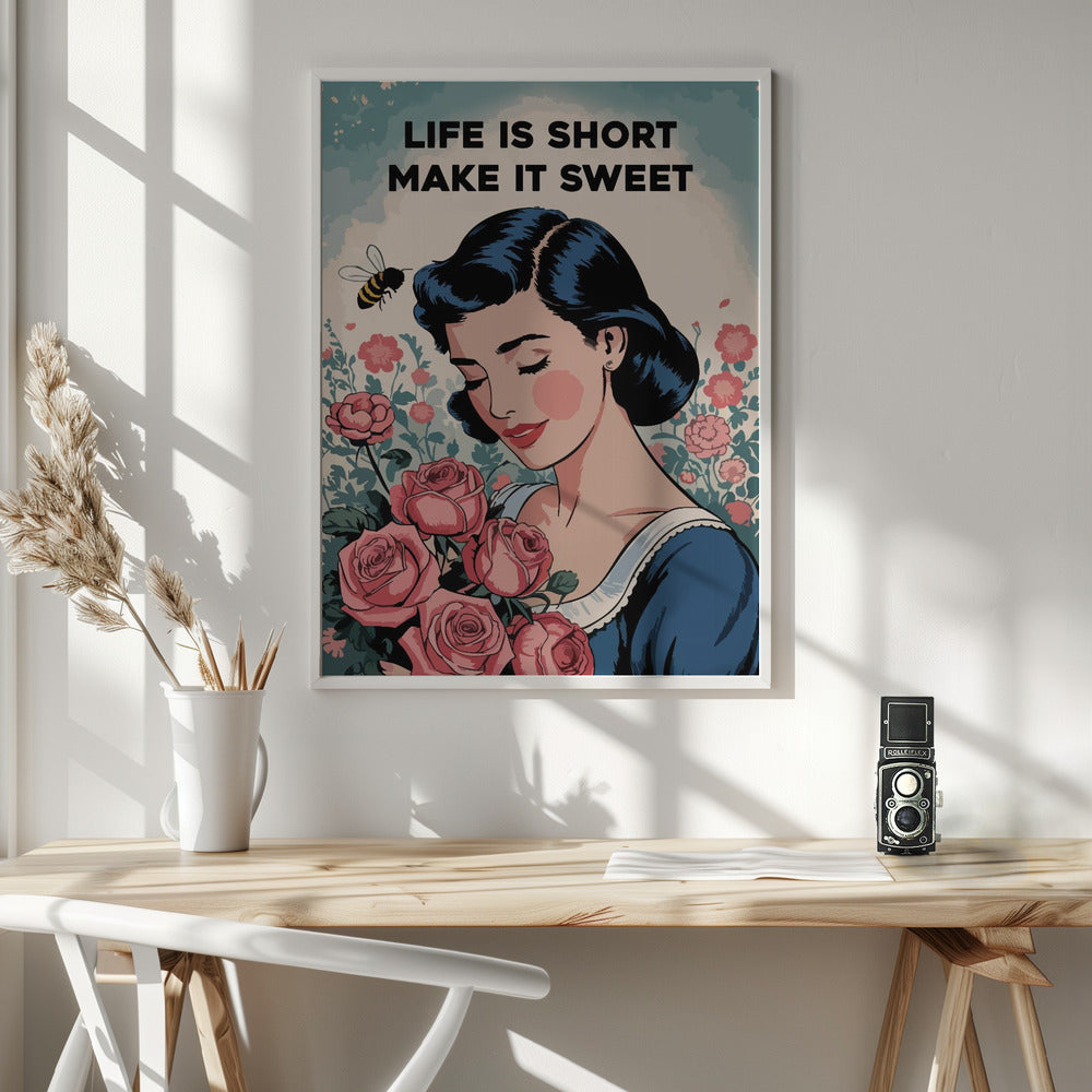 Life is short, make it sweet Poster