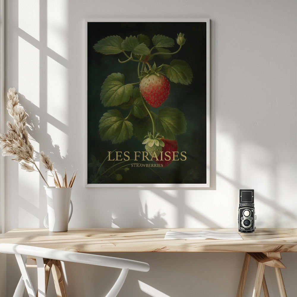 Les Fraises - Strawberries Poster