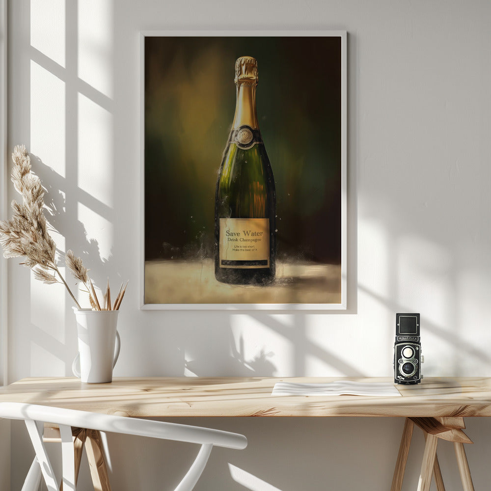 Drink Champagne Poster