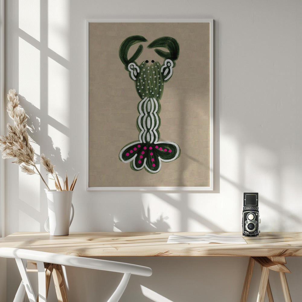 GREEN LOBSTER Poster