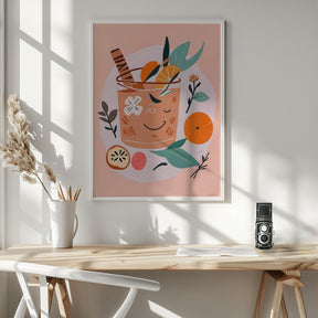 Cinnamon & Orange Cocktail Poster