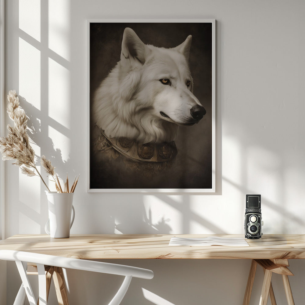 Wolf Portrait Poster