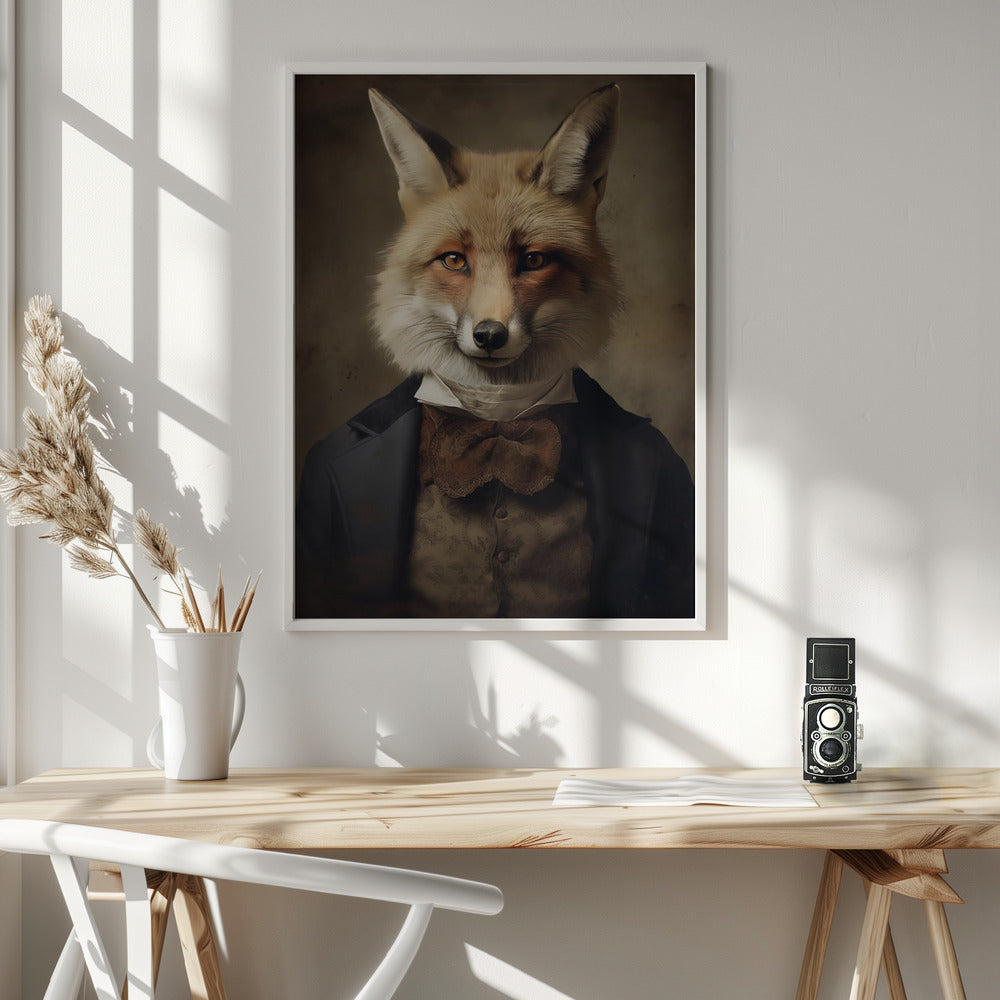 Fox Portrait Poster