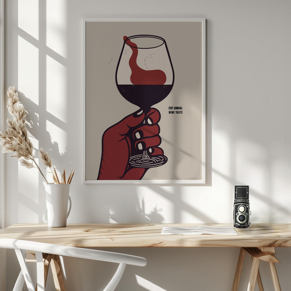 21st Annual Wine Taste Poster