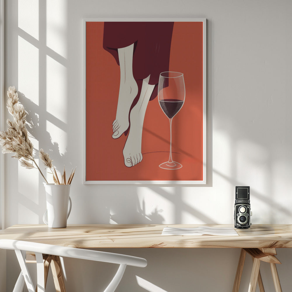 Wine and Dancing Poster