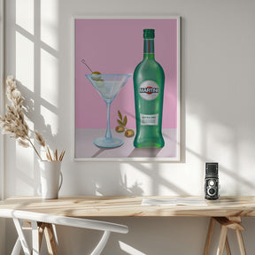 Martini Cocktail Poster