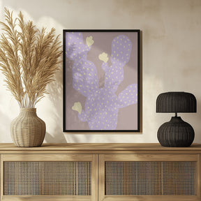 Lilac Cactus Poster