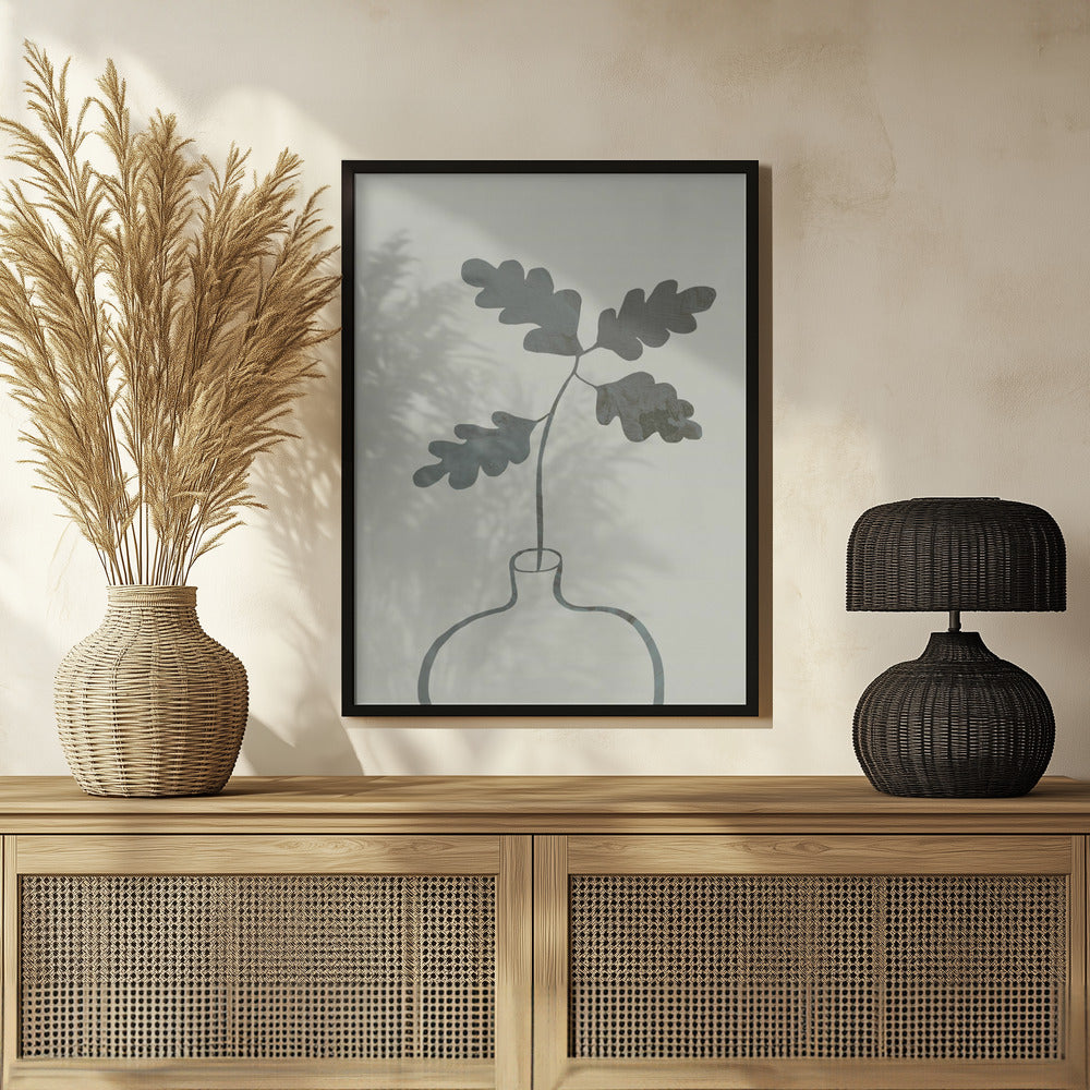 Green Oak Plant Poster