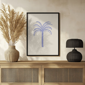 Lilac Palm Poster