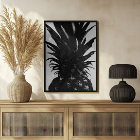 Pineapple bw Poster