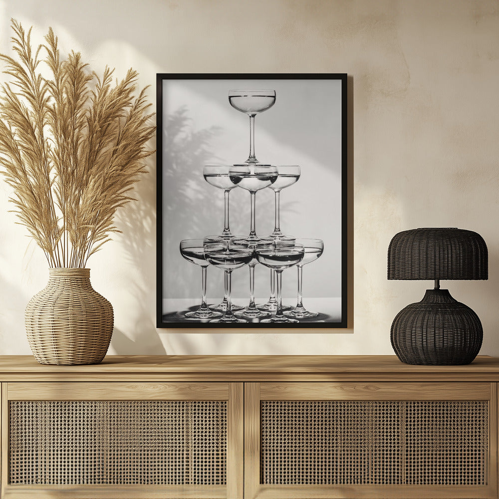 Champagne tower_6 Poster