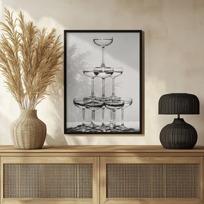 Champagne tower_6 Poster