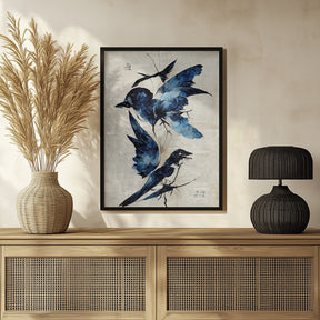 Blue Birds Poster