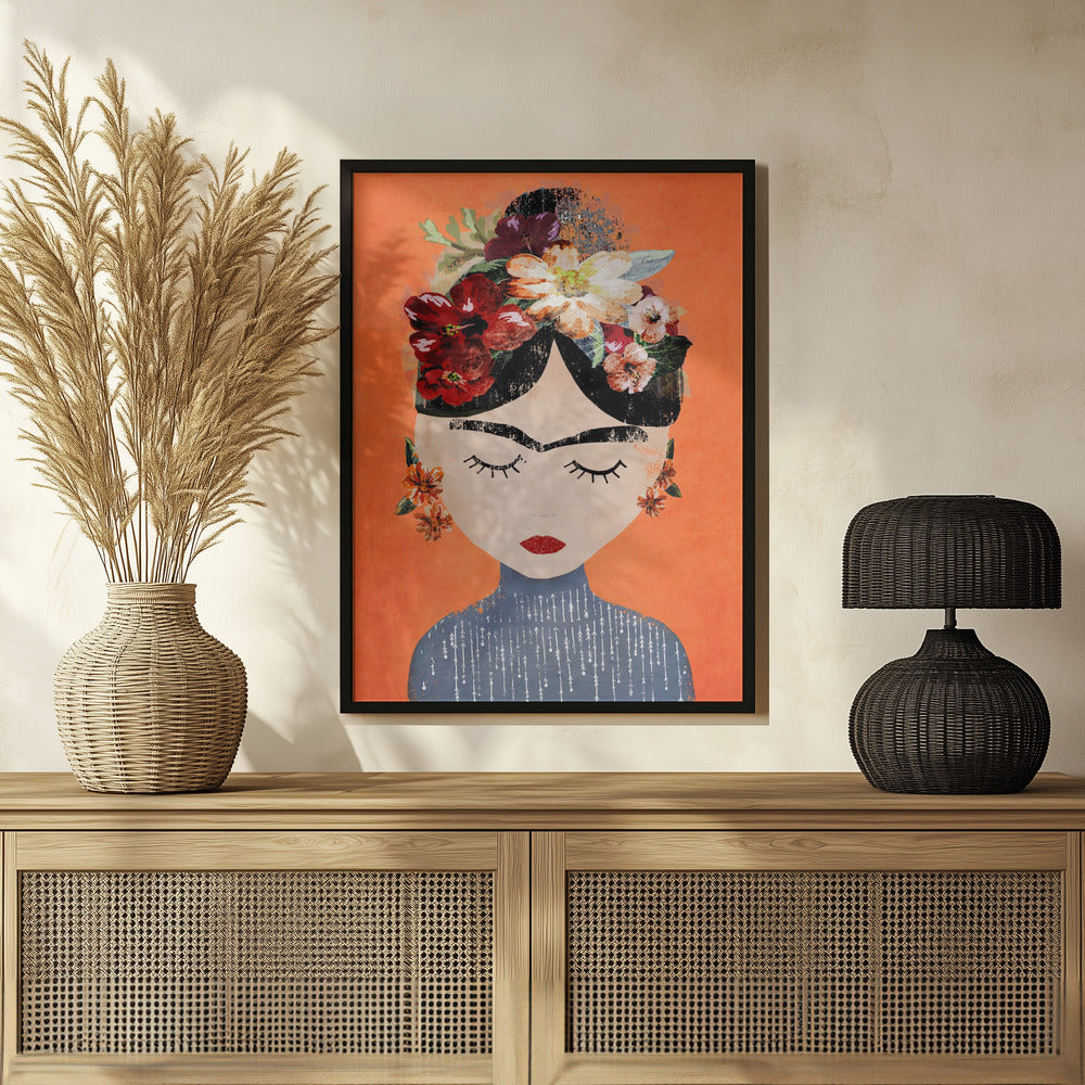 Frida (Orange Version) Poster