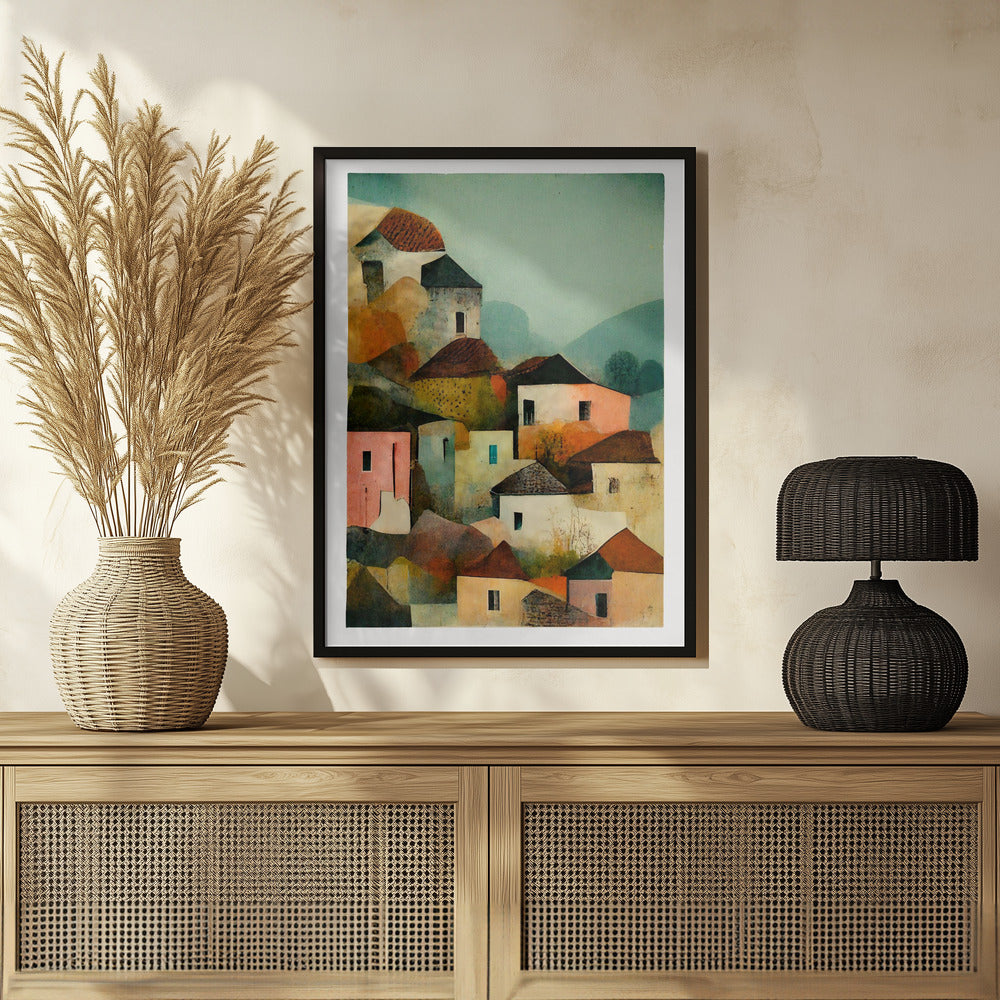 Italian Village Poster