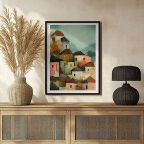 Italian Village Poster