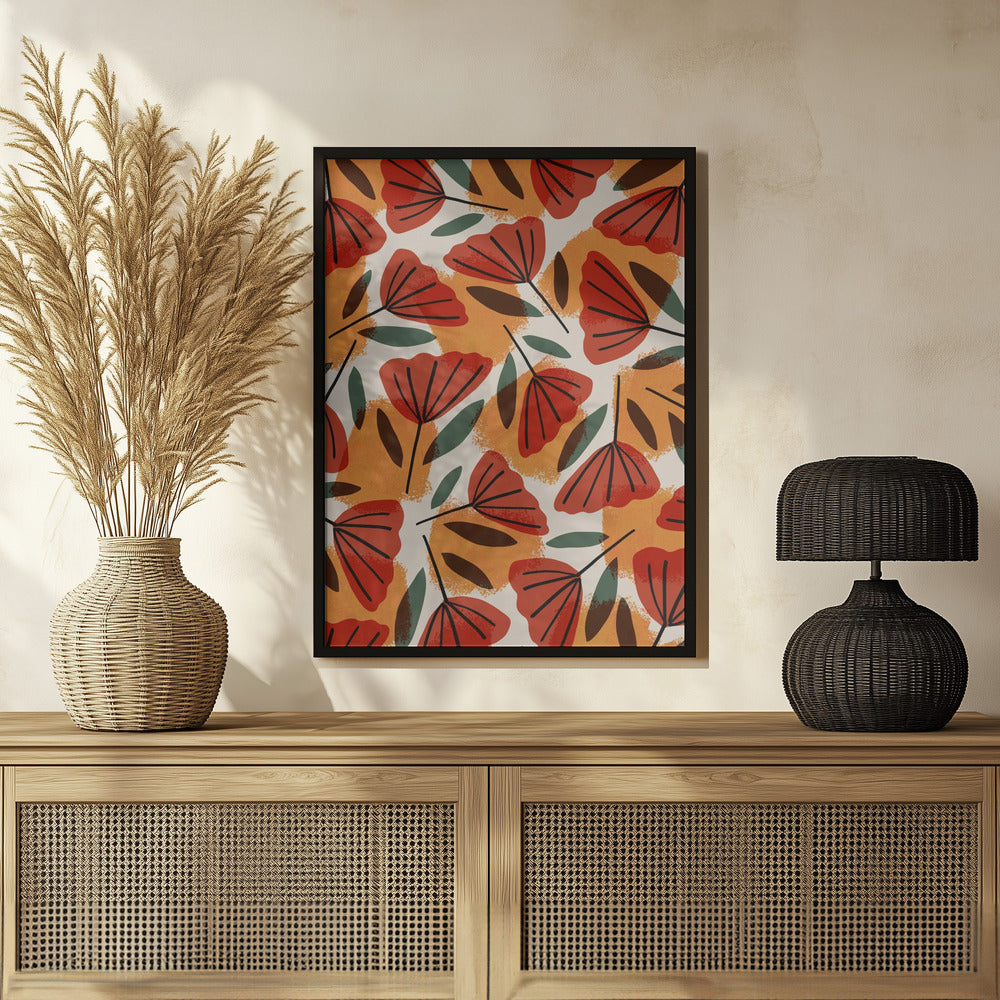 Tulip Pattern Poster