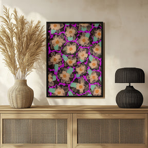 Funky Blossoms Poster