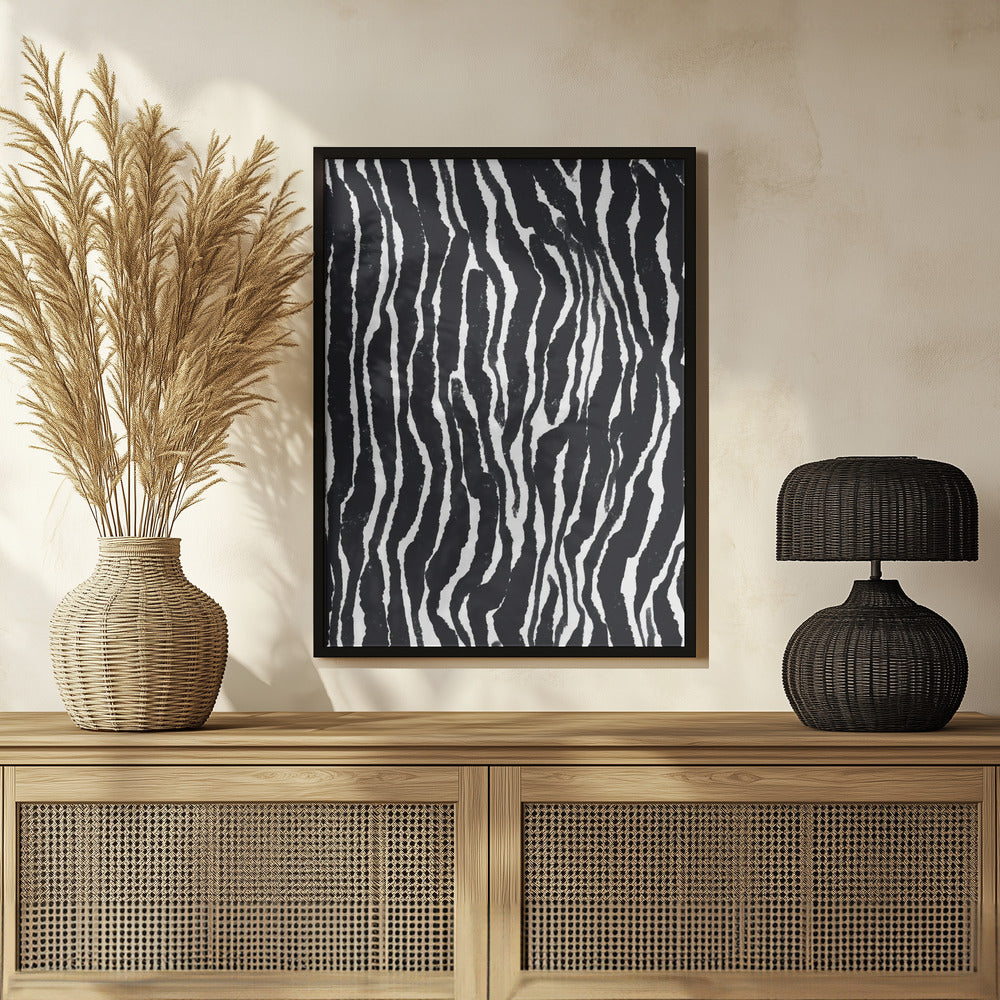 Zebra Pattern Poster