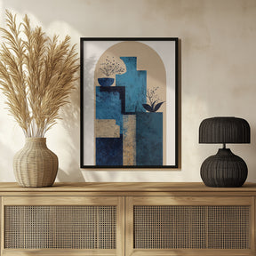 Blue Vase Poster