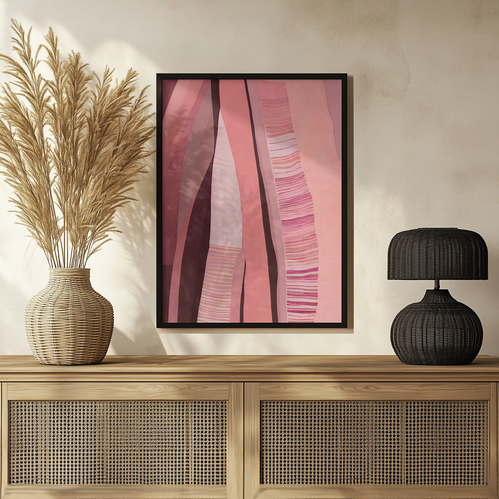 Pink Layers Poster