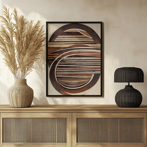 Curved Wood Poster