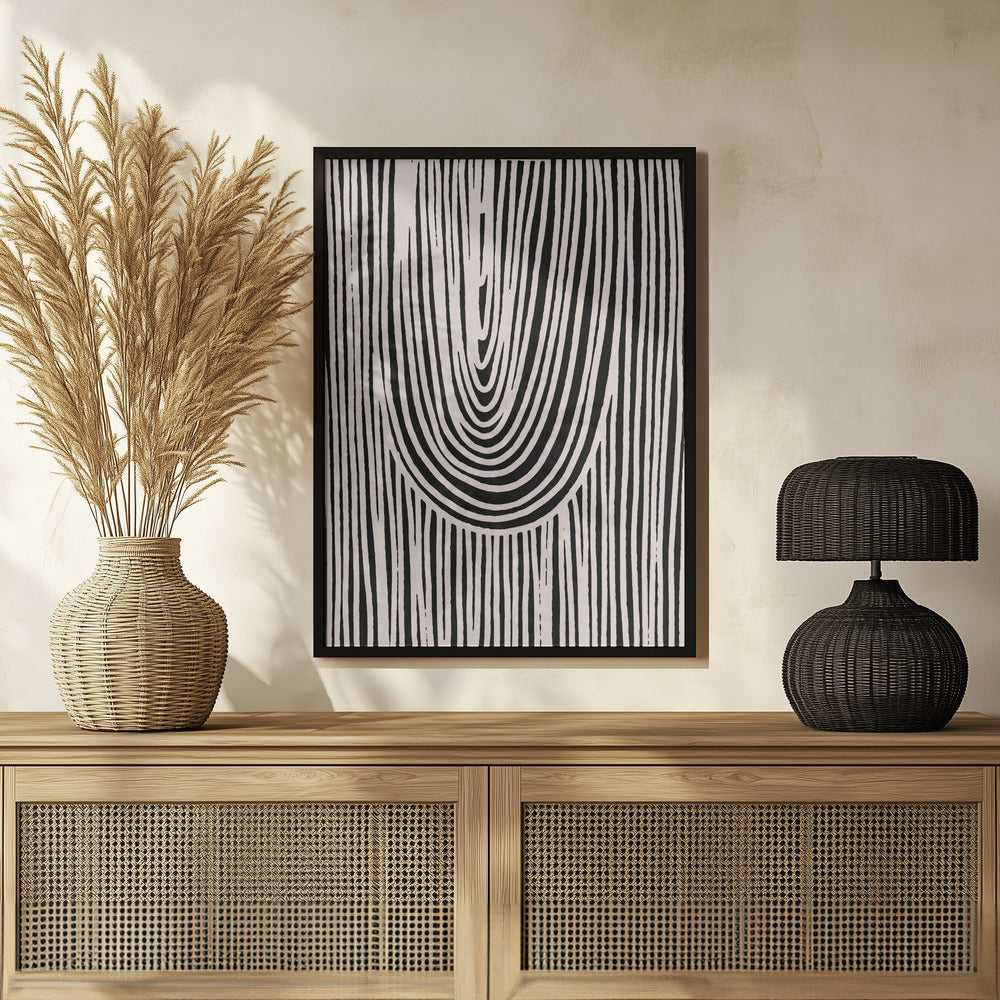 Hanging Stripes Poster