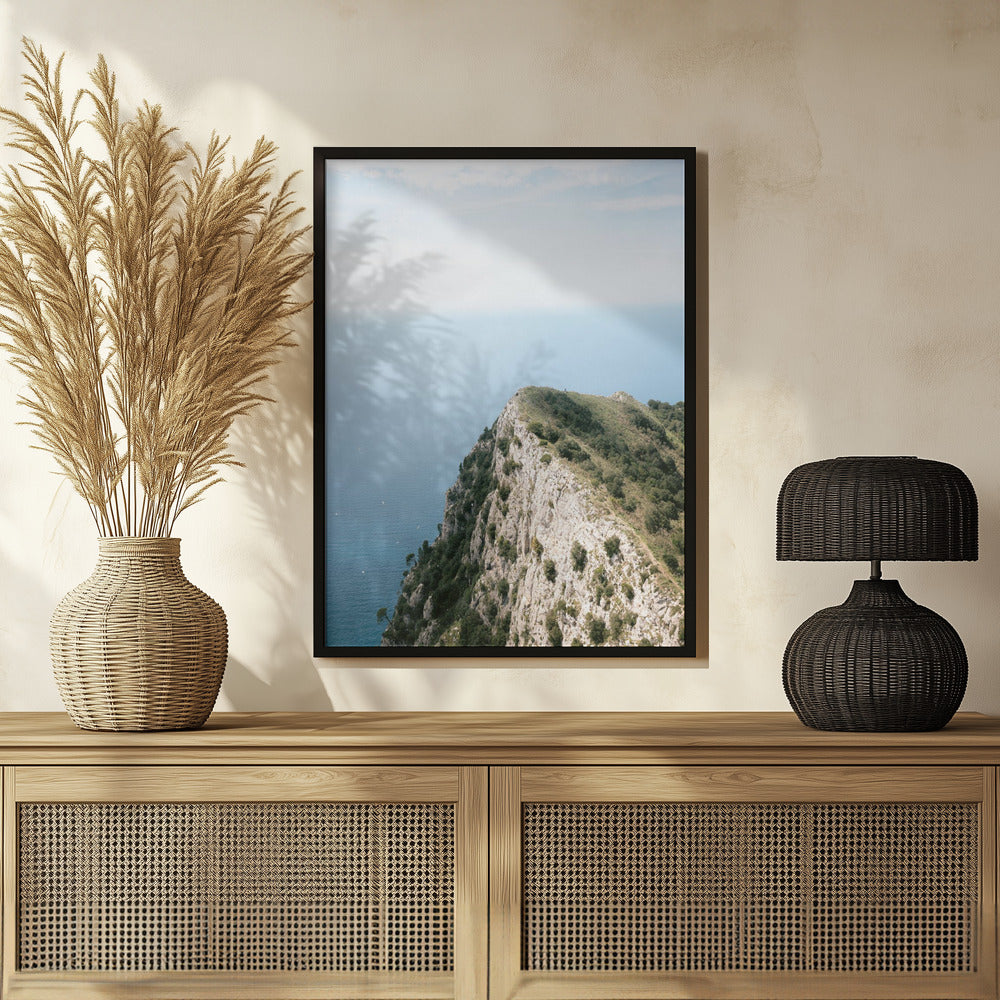 Mount Solaro Capri Poster