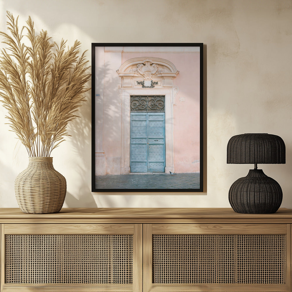 Pastel Trastevere - Rome Italy travel photography Poster