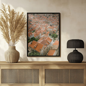 Roofs of Dubrovnik Poster