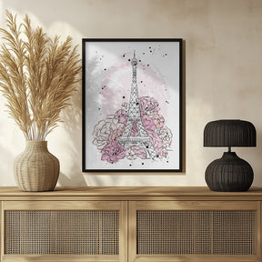 Peony Paris Poster