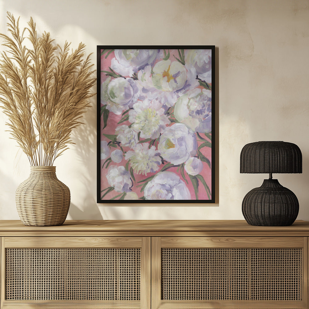 Kinsly painterly bouquet Poster