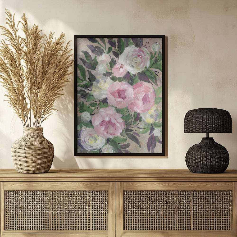 Zoye painterly bouquet Poster