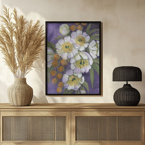 Choi painterly bouquet Poster