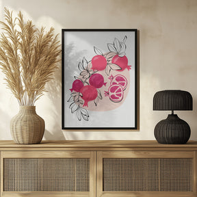 Fathia pomegranates Poster