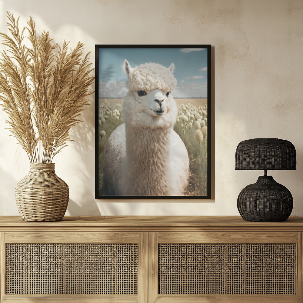 Cute Llama Poster