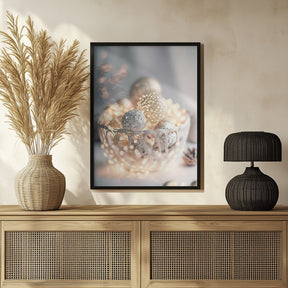 Silver Bowl Still life Poster