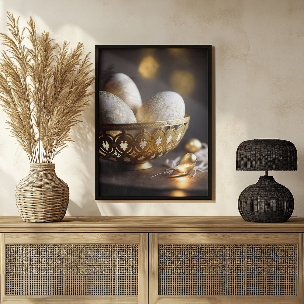 Ornamented Eggs Poster