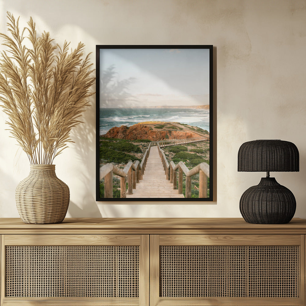 Walkway into the Algarve Poster