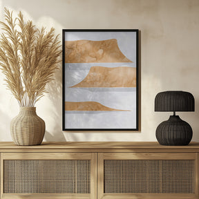 Abstract lake Powell view Poster