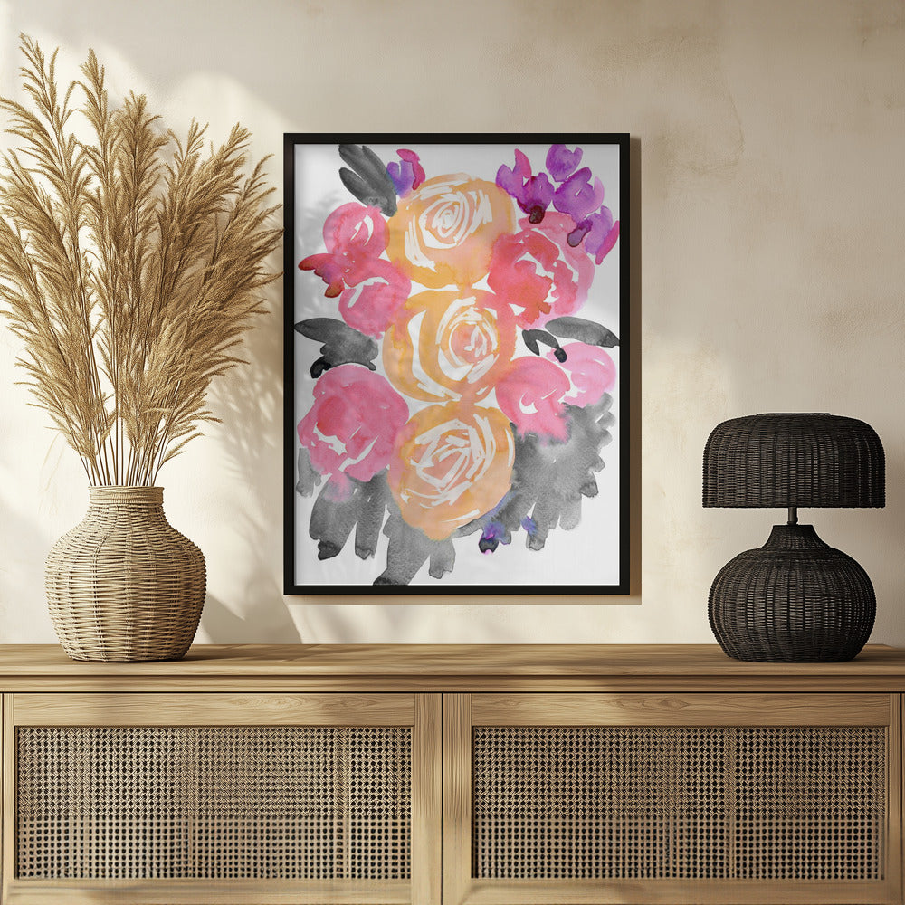 Olympe florals I Poster