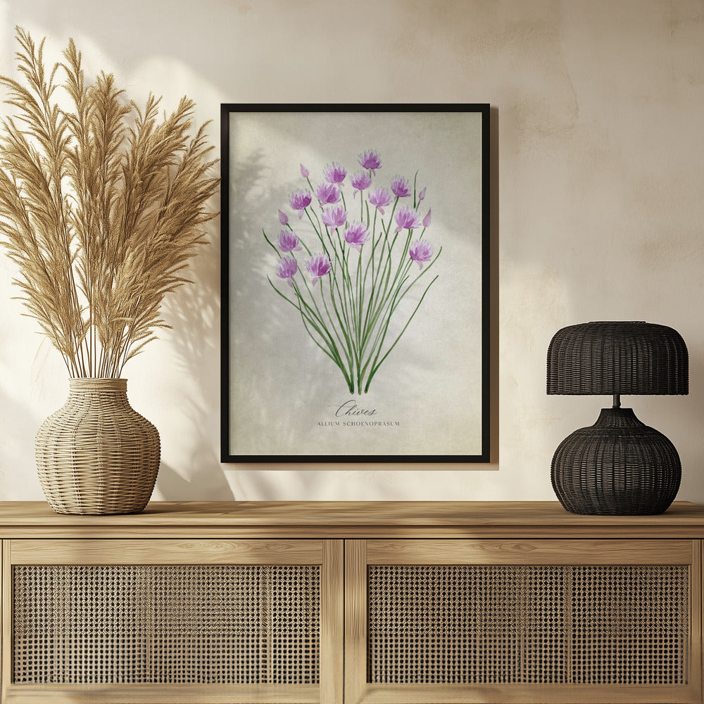 Chives vintage Poster