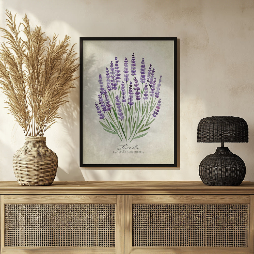 Lavender vintage Poster