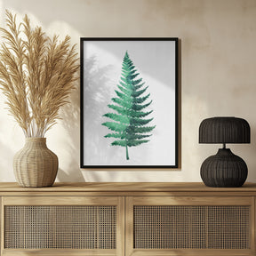 Watercolor fern Poster